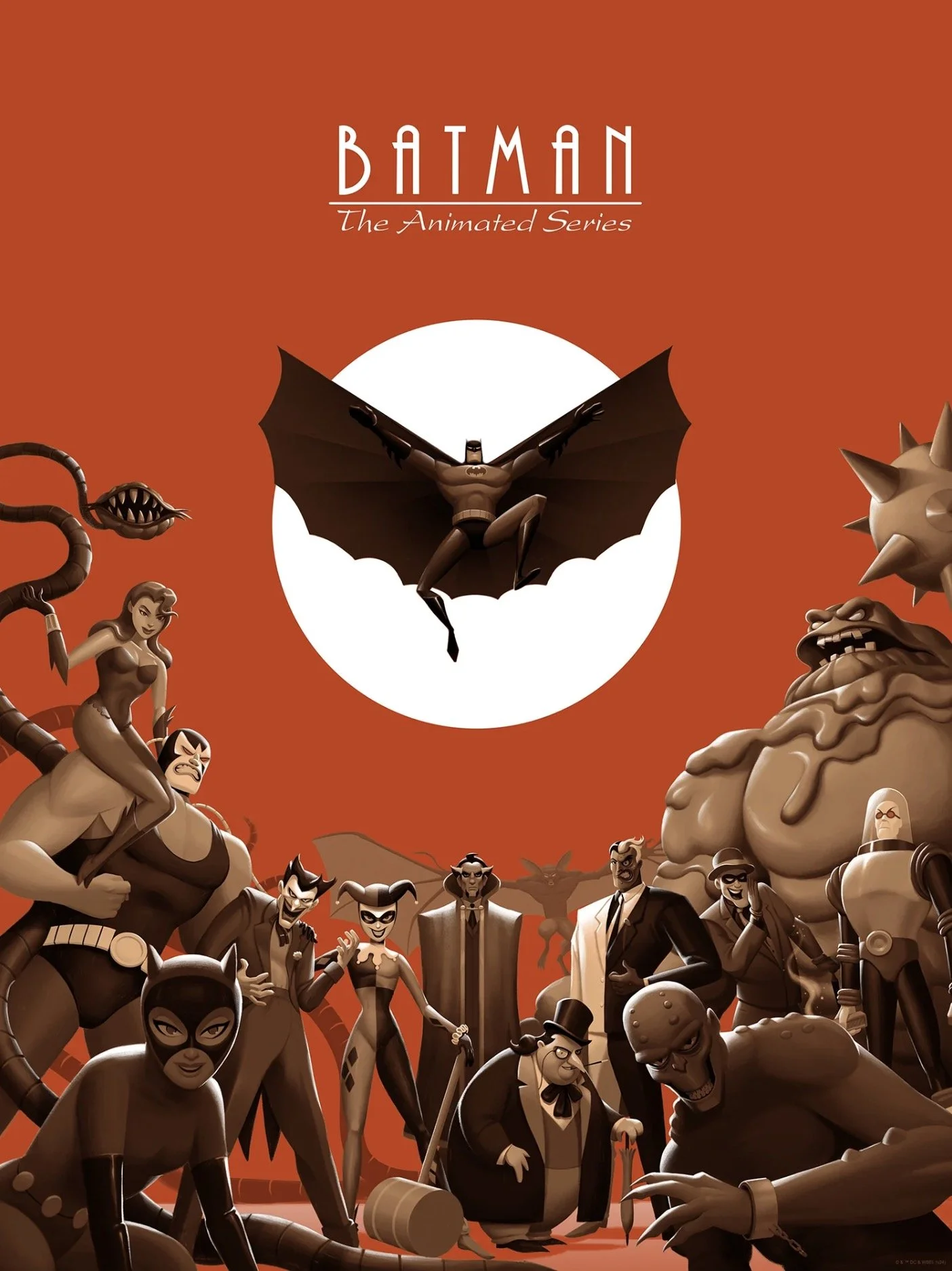 BATMAN THE ANIMATED SERIES Poster Art Created By Artist Bletsis — free download